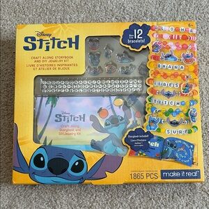 Disney Stitch Jewelry Kit with Blue and Yellow Accents